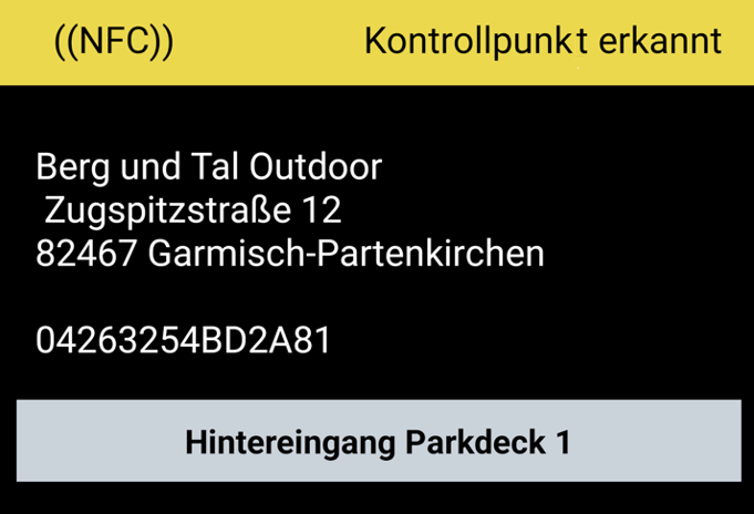 Zeiterfassung und Abmeldung