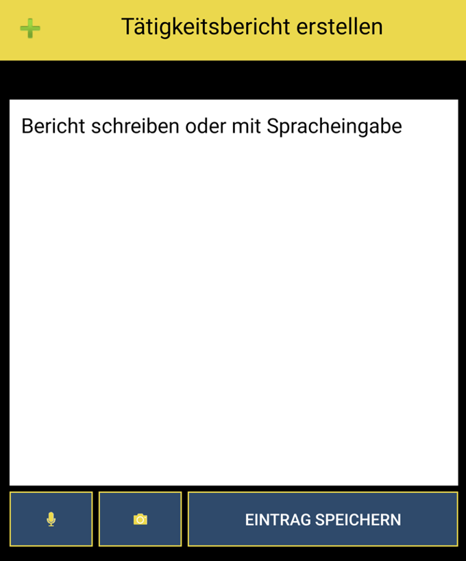 Tätigkeitsberichte mit Text und Foto